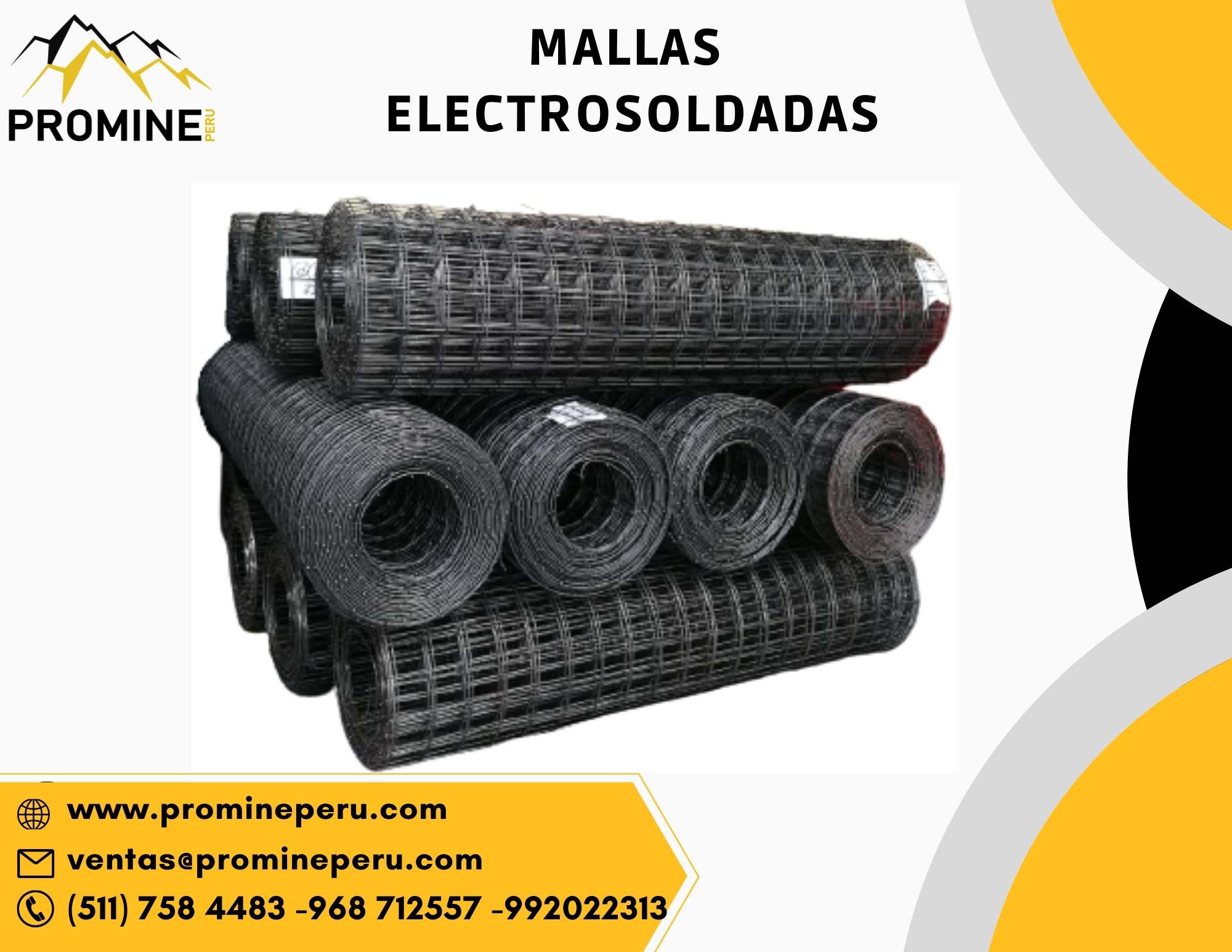 MALLA ELECTROSOLDADA DE ACERO PARA MINAS-PROMINE PERU